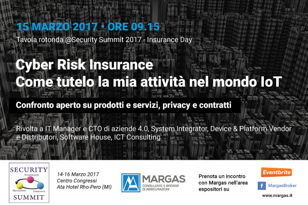 Al Security Summit 2017: Responsabilità ICT nella IoT Supply Chain